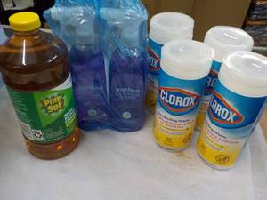 Pine Sol, Method and Clorox Products