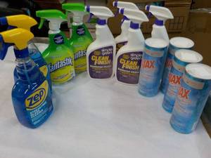 ZEP, Fanttastik, Simple Green and AJAX Cleaners