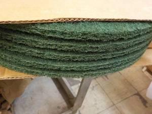 5 Green Scrub 20 Floor Pads...