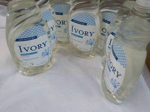 7 Ivory 24 oz bottles Dish Soap...