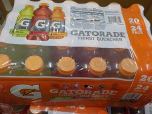 24 pack 20 oz Bottles Gatorade - variety
