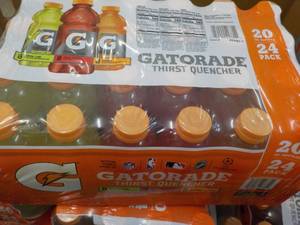 24 pack 20 oz Bottles Gatorade - variety