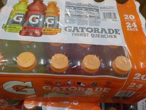 24 pack 20 oz Bottles Gatorade - variety