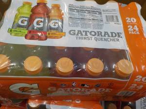 24 pack 20 oz Bottles Gatorade - variety