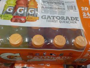 24 pack 20 oz Bottles Gatorade - variety
