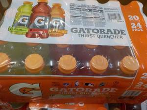 24 pack 20 oz Bottles Gatorade - variety