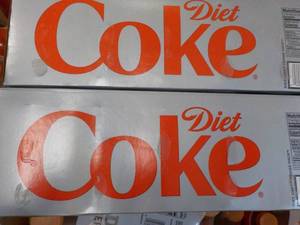 2 - 12 packs Diet Coke - past best date