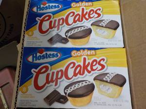 6 Boxes Hostess Golden Cupcakes- 8 each Best By 08122023