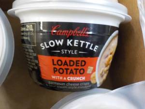 12 ct Campbells Slow Kettle Style Loaded Potato Soup with a Crunch best date 08152023