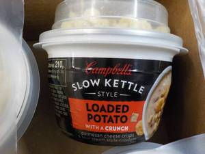 12 ct Campbells Slow Kettle Style Loaded Potato Soup with a Crunch best date 08152023