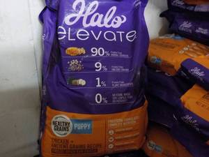 20 lb. bag Halo Elevate Puppy Food...