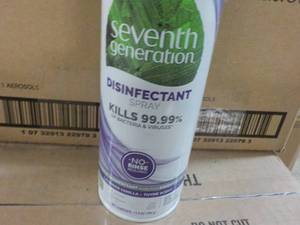 16 Seventh Generation Disinfectant Spray Cans
