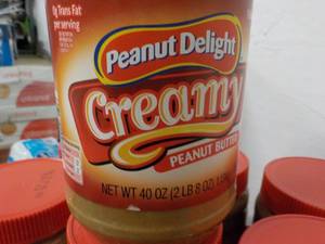 6 Peanut Delight 40 oz Creamy Peanut Butter