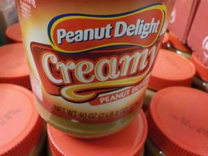 6 Peanut Delight 40 oz Creamy Peanut Butter
