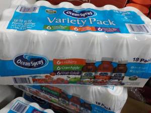 18 pack Ocean Spray - variety Pack...
