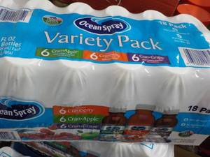 18 pack Ocean Spray - variety Pack...