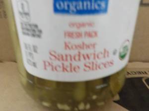 12 Kosher Sandwich Pickle Slices 16 oz Jars