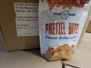 10 x 7 Bags Pretzel Bites Peanut Butter and Jelly Best By 04162023