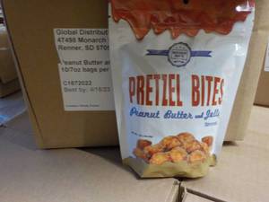 10 x 7 Bags Pretzel Bites Peanut Butter and Jelly Best By 04162023