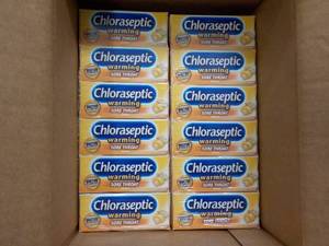 12 boxes Chloraseptic sore throat logenzes