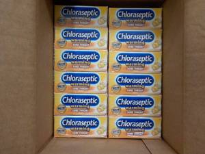 12 boxes Chloraseptic sore throat logenzes