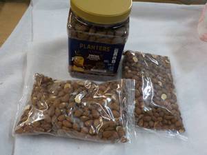 Planters Cocoa Almonds and 2 16 oz. Whole Almonds