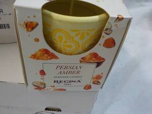 12 Regina Persian Amber Candles...