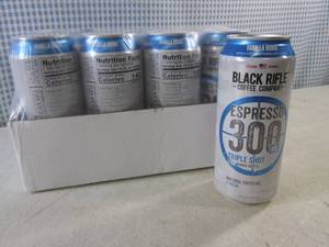 lot 173 image: (C-3) 12 Cans Black Rifle Vanilla Bomb Espresso 300 Triple Shot Arabica Coffee Best by Mar 2024