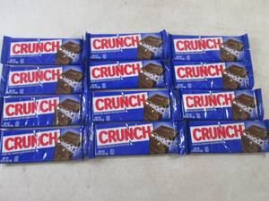 lot 183 image: (B-3) 12 Crunch Candy Bars Past Date