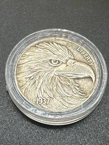 lot 8 image: Hobo Buffalo Nickel