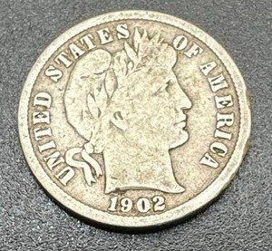 lot 28 image: 1902 Dime