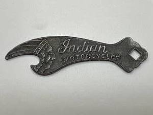 lot 37 image: Indian Motorcycle Aluminum Bottle Opener 5 Inch Long