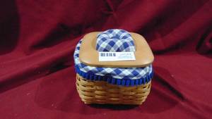 Longaberger 2004 Blue Ribbon Madding Kit with Fabric and Plastic Protector