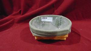 Longaberger 2001 3 Way Catch All with Fabric and Plastic Protector