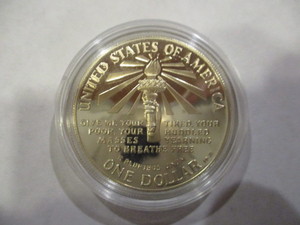 1986-S Statue of LibertyEllis Island Commemorative Silver Dollar