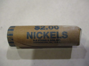 Roll of Liberty V Nickels - Average Circulated Condition