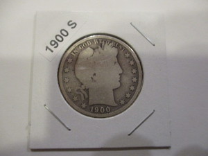 1900-S Barber Silver Half Dollar