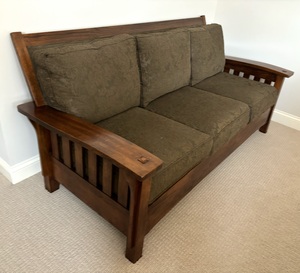 Mission Style Sofa  Couch
