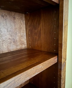 Wooden Book Shelf with Adjustable Shelves