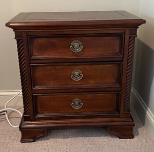 Pair of Stanley Wooden Nightstands