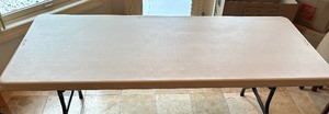 6 Foot Lifetime Collapsible Plastic Table