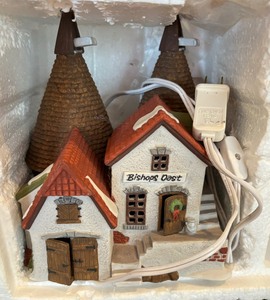 Festive Department 56 Village Houses and Trees