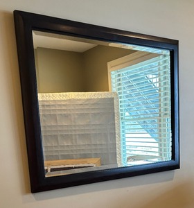 Black Framed Wall Mirror