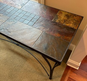 Gorgeous Tile Top Console Table