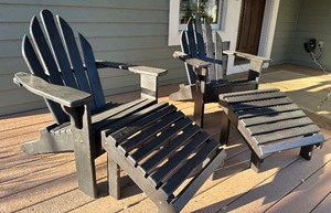 Pair of Adirondack Chairs