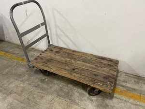 lot 18 image: Wooden Hand cart