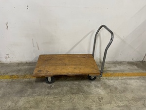 lot 23 image: Wood Utility Cart