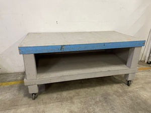 lot 30 image: Custom made work Table