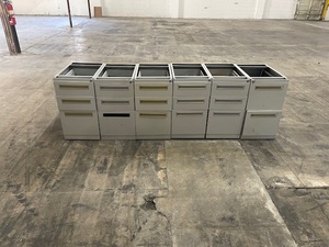 lot 59 image: 6 under desk drawer filing cabinet