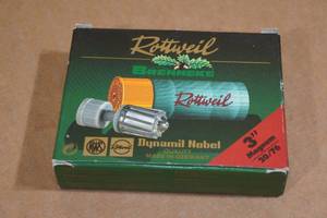 lot 200 image: 5 Rottweil Brenneke 20 Gauge 3 Magnum 1 Oz Slugs